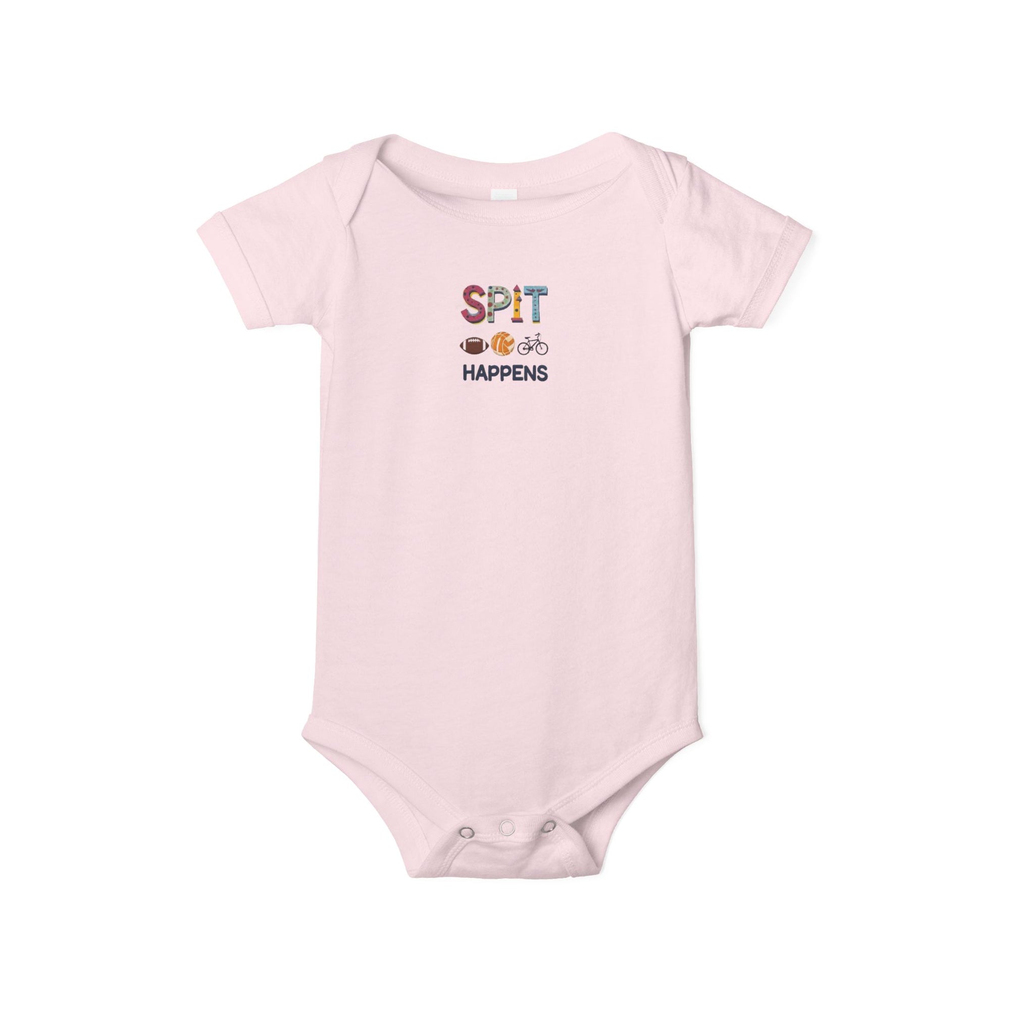 Funny Baby Bodysuit, Spit Happens Infant Onesie