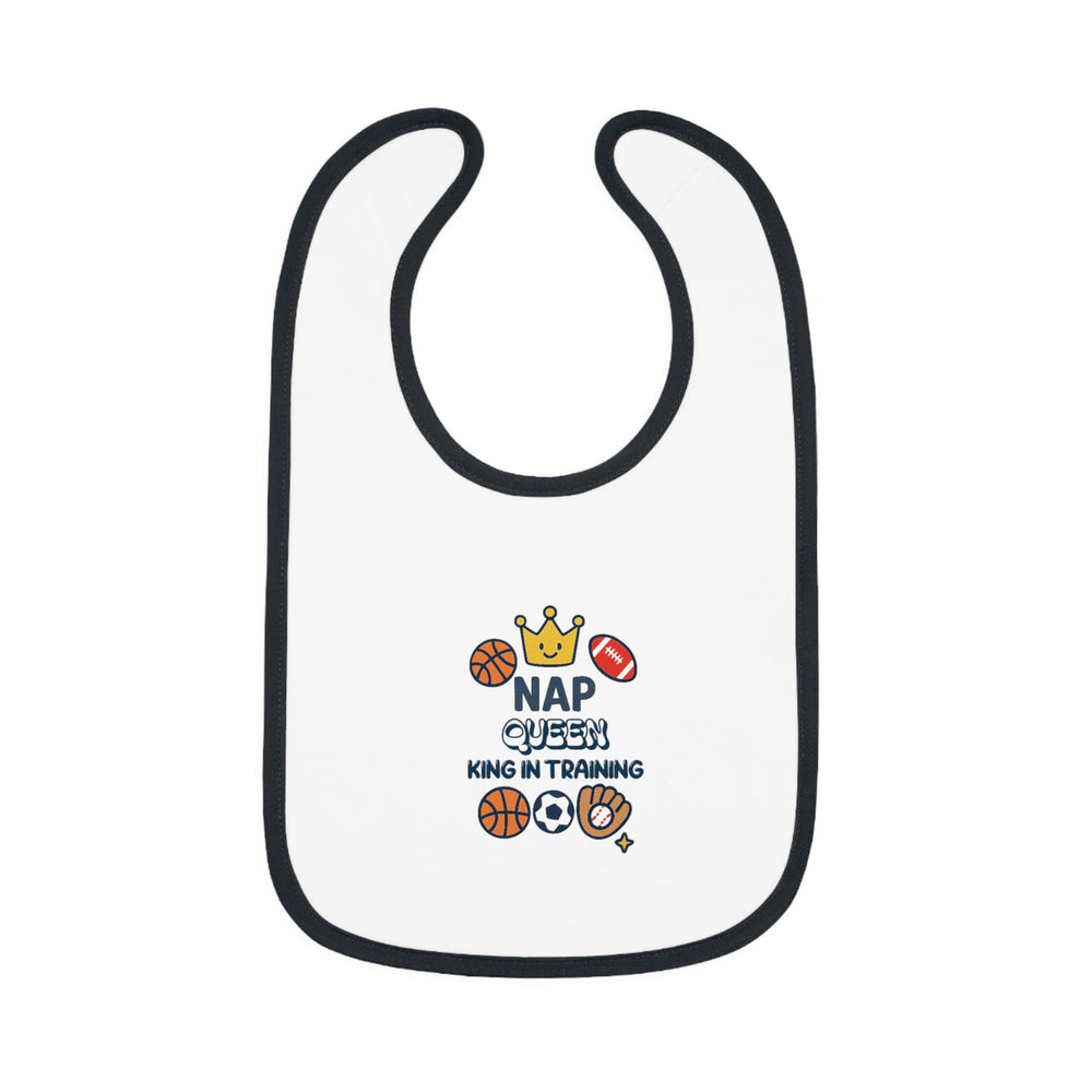 Baby Sports Bib Nap Queen in Training