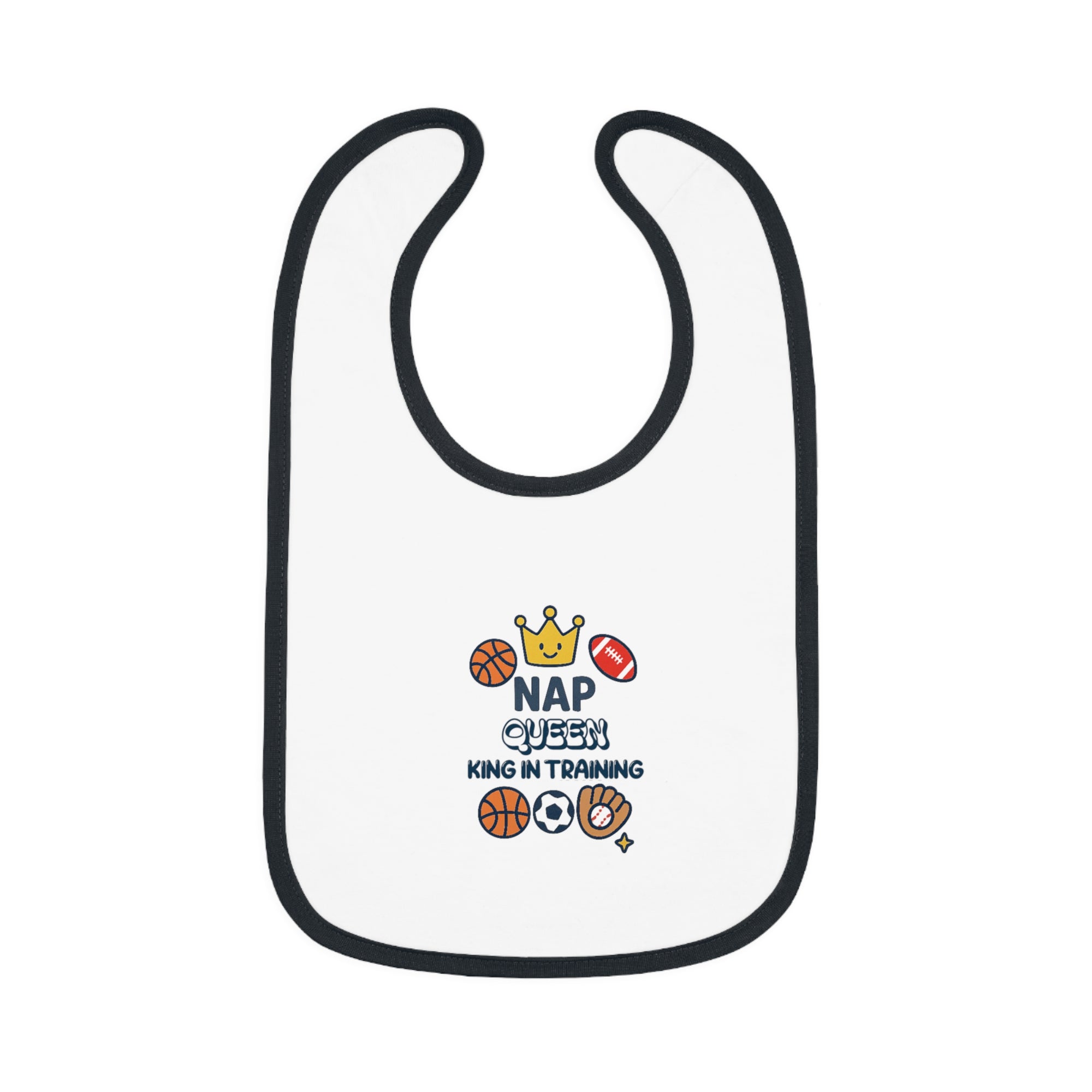 Baby Sports Bib Nap Queen in Training
