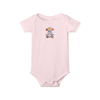 Cute Infant Onesie with Nap Time Design