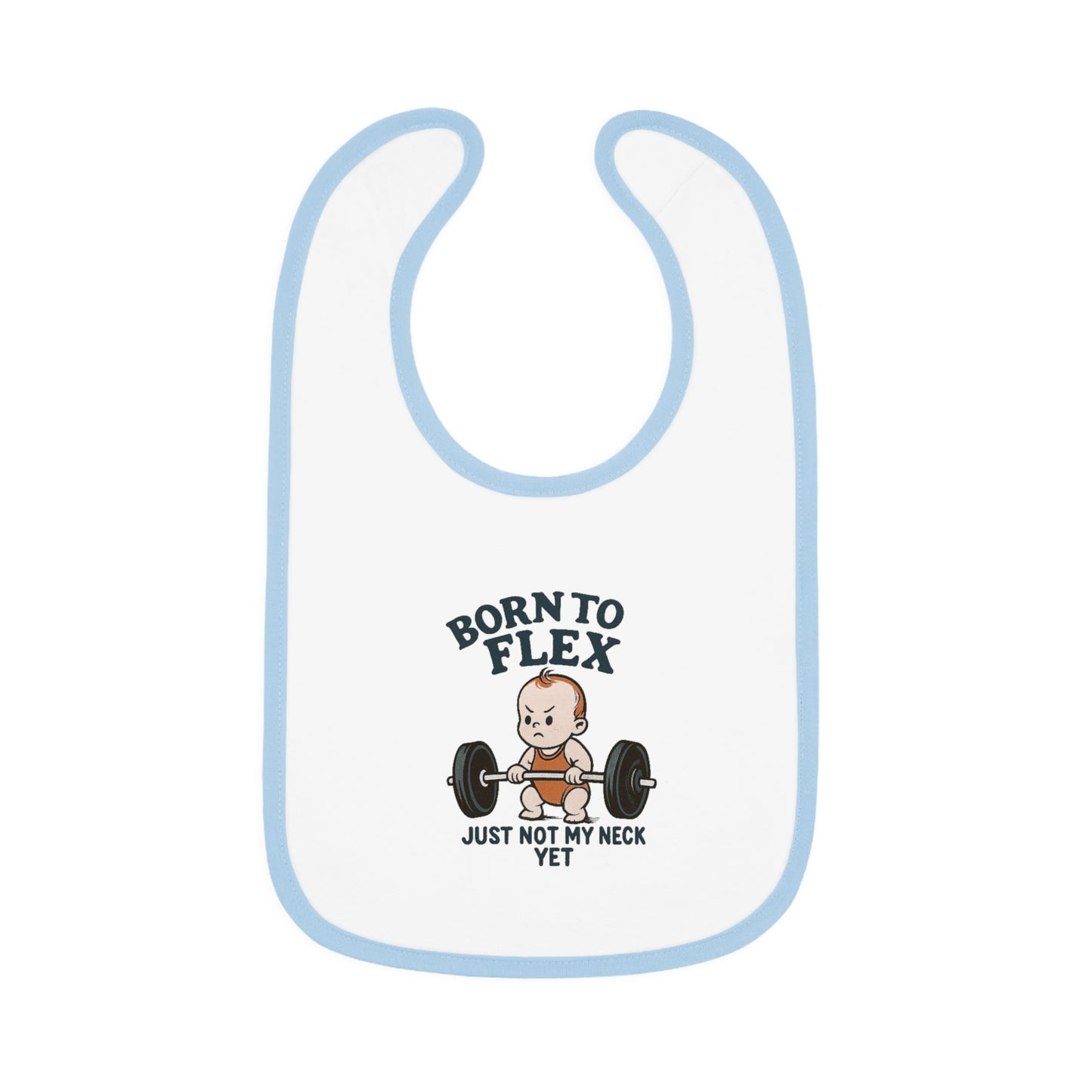 Baby Gym Bib - Cute Workout Bib for Infants