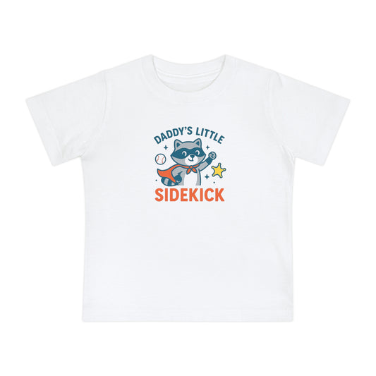 Daddy's Little Sidekick Baby T-Shirt, Cute Baby Tee