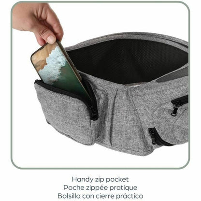 Baby Carrier Backpack Dreambaby Grey + 0 Months-5