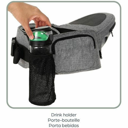 Baby Carrier Backpack Dreambaby Grey + 0 Months-4