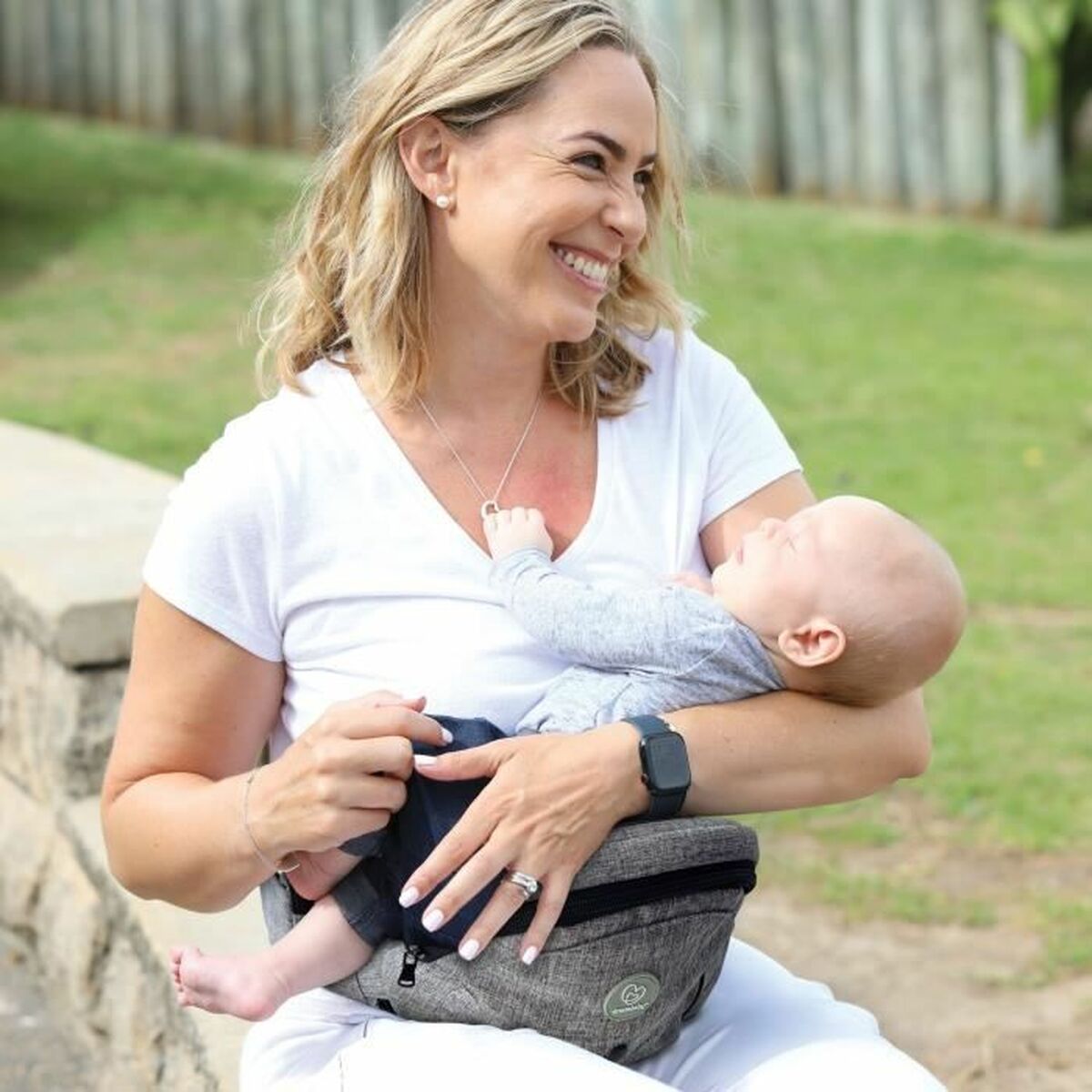 Baby Carrier Backpack Dreambaby Grey + 0 Months-1