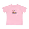 Funny Baby T-Shirt - Spit Happens