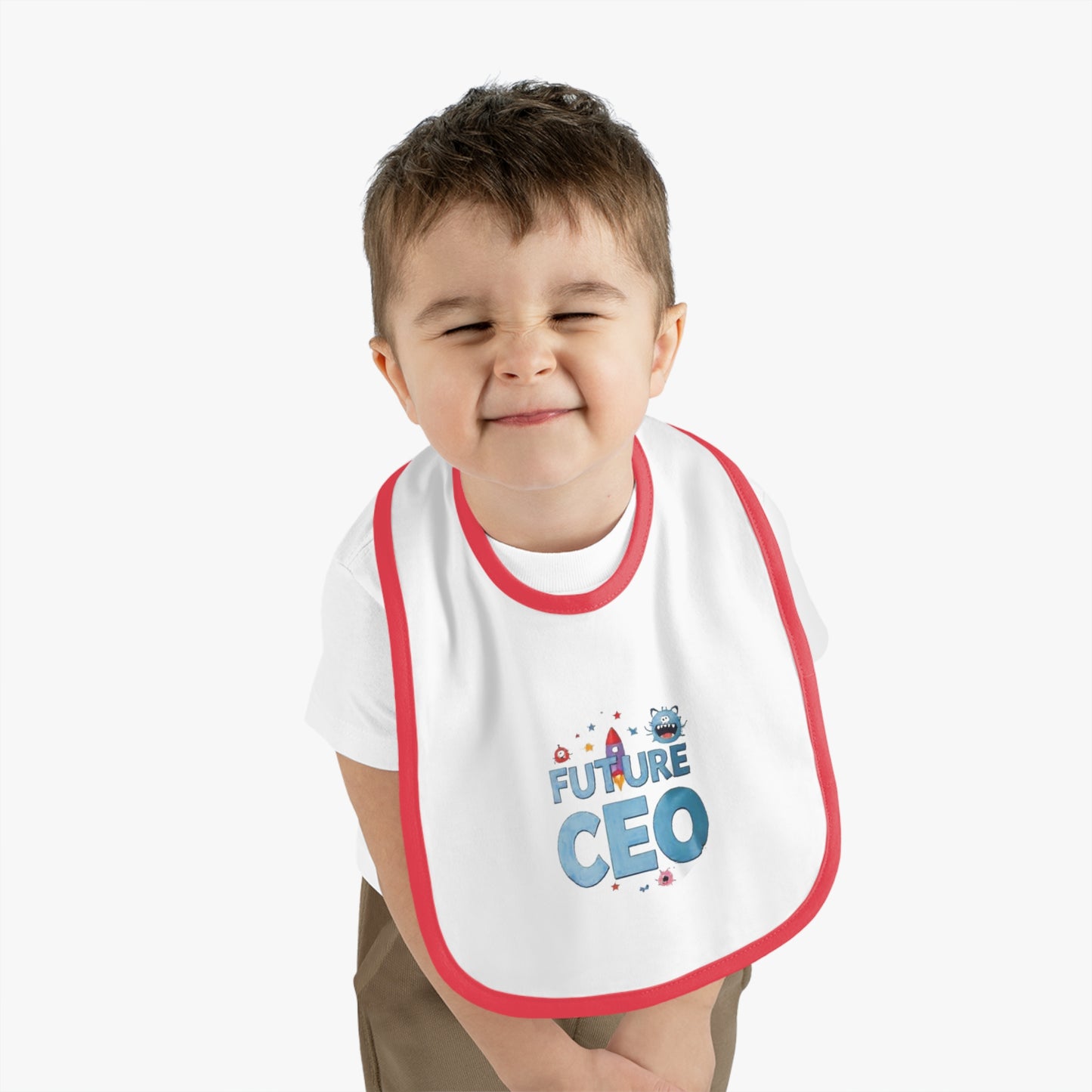 Baby Bib for Future CEOs, Cute Newborn Gift