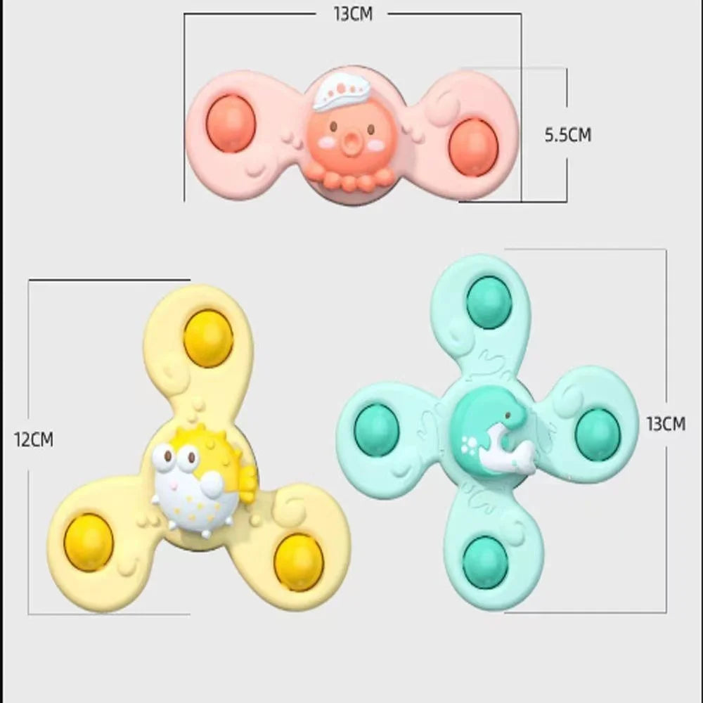 Baby Bath Toys Suction Cup Set for Kids-3