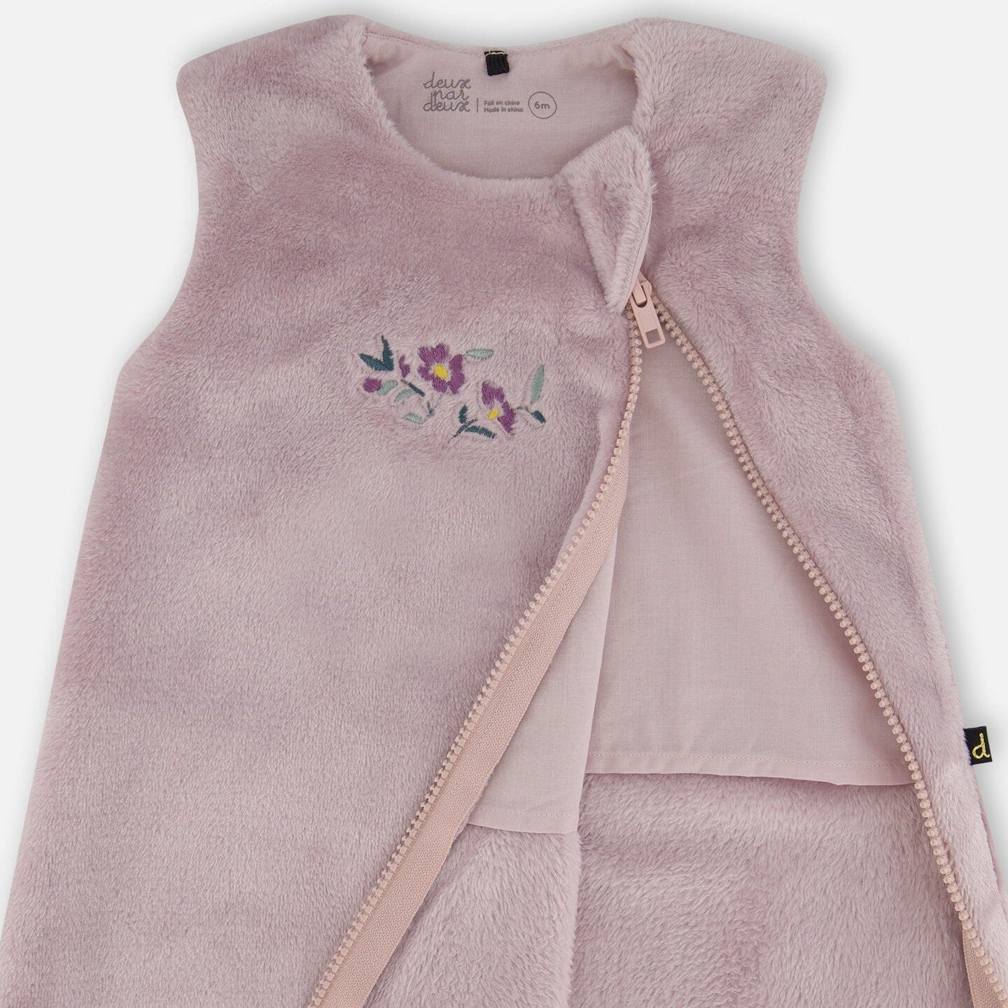 Plush Sleep Sack Neutral Purple-3