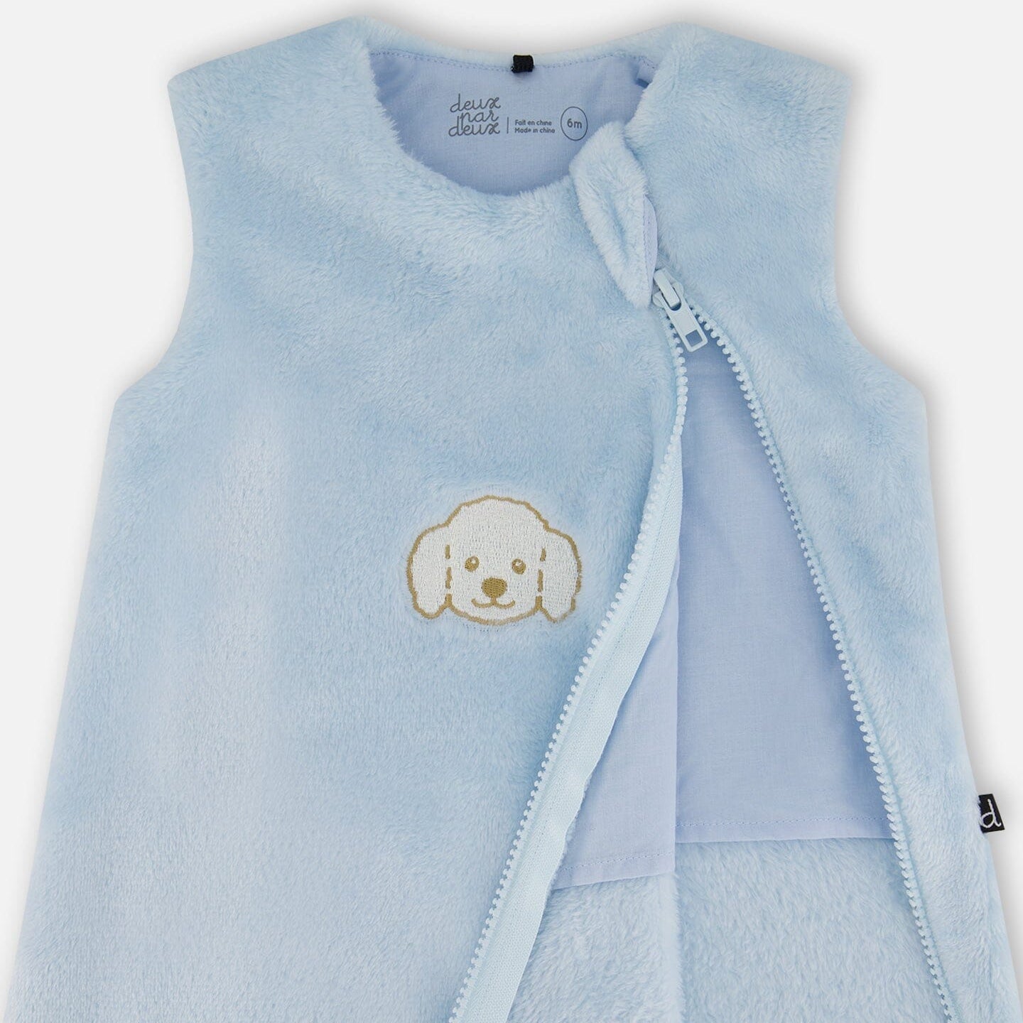 Plush Sleep Sack Light Blue-3