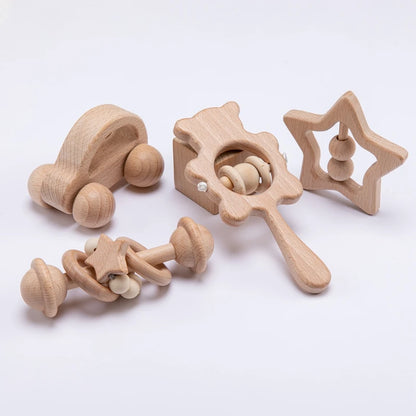 Baby Rattles Musical Montessori Educational Toy Gifts