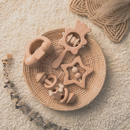 Baby Rattles Musical Montessori Educational Toy Gifts