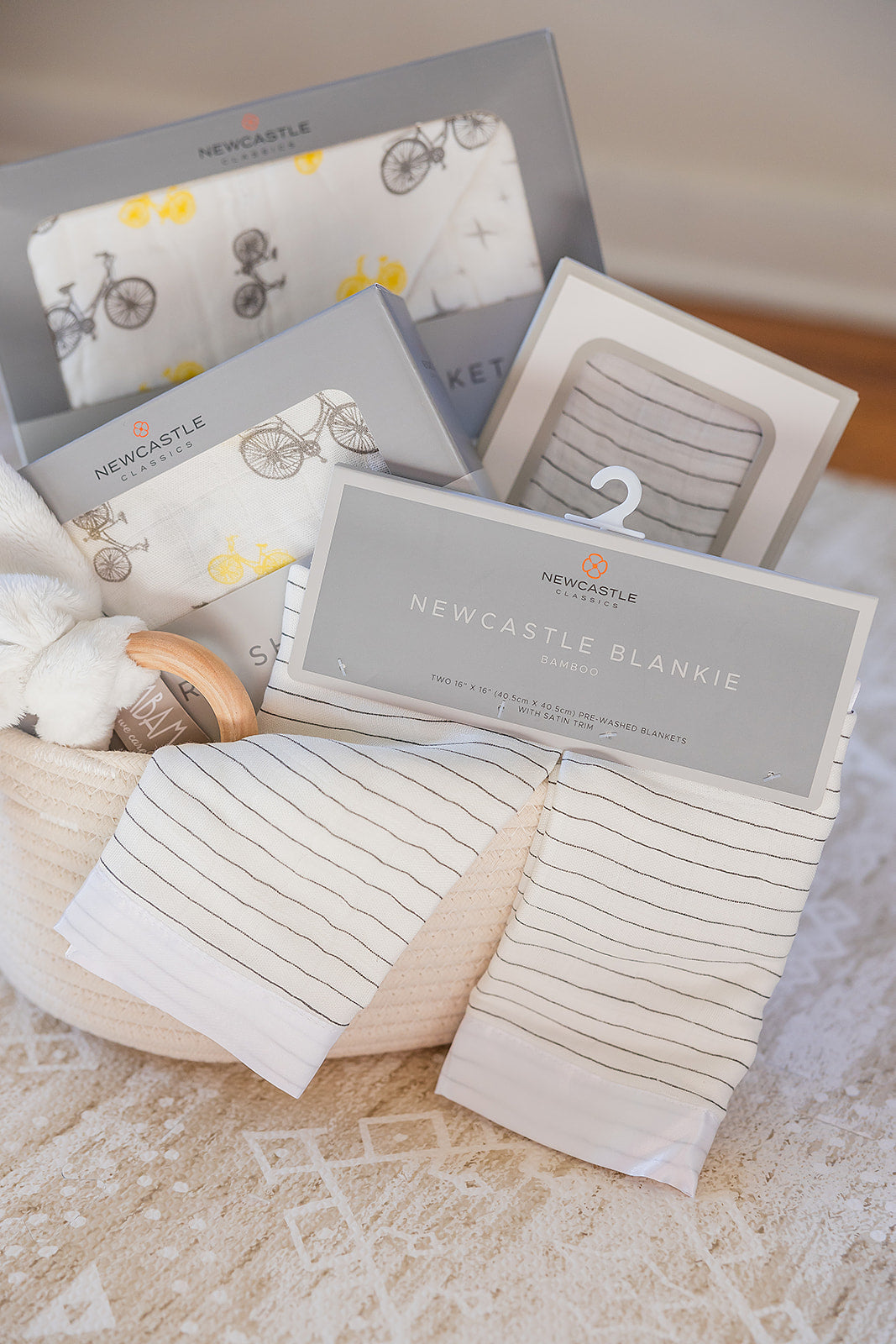 Welcome Baby - Gender Neutral Gift Basket-3