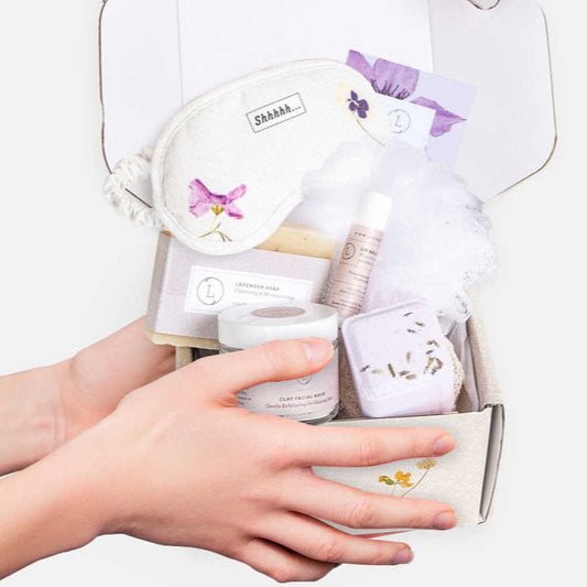Bath and Body Set- Natural Skincare Gift Box| V For Vibes