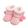 Newborn Baby Soft Booties Solid Snow Boots