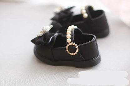 Bow Square Shoes Children Sneakers