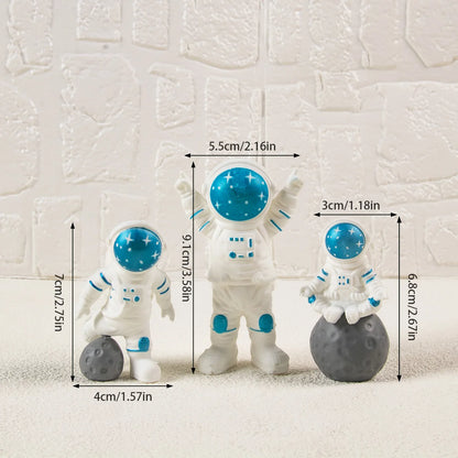 Astronaut Space Theme Birthday Party Cake Decoration