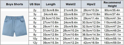 Embroidered Denim Boys Girls Familly Match Clothes