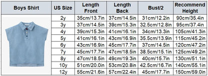 Embroidered Denim Boys Girls Familly Match Clothes