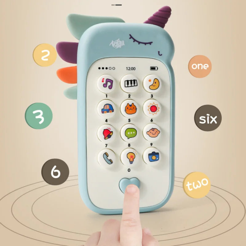 Baby Phone Toy with teether multivariant-2