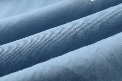 Embroidered Denim Boys Girls Familly Match Clothes