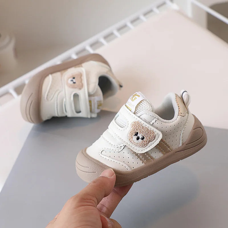 PU Leather Infant Girl's Sneakers