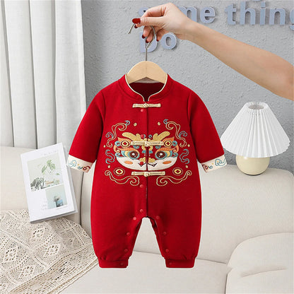 Chinese Style Baby Boy Girls Jumpsuits