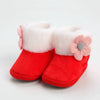 Newborn Baby Soft Booties Solid Snow Boots