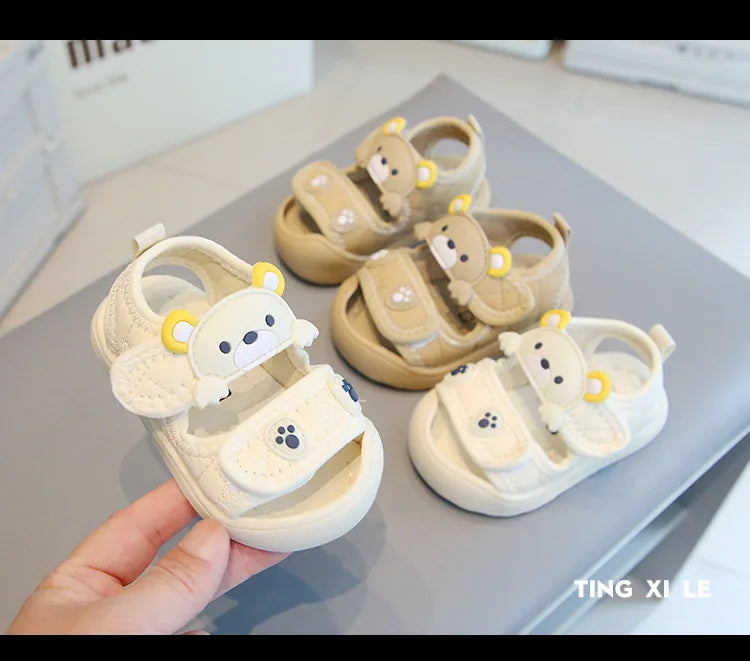 Children's Toddler Non-slip Wrapped Head Sandals