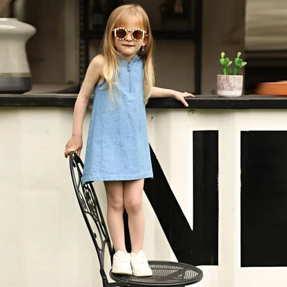 Summer Kid's T-Shirt Top Romper Skirt Set