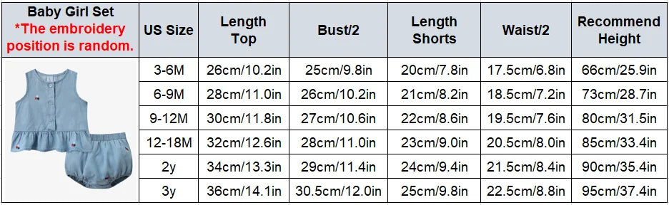 Embroidered Denim Boys Girls Familly Match Clothes