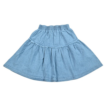 Summer Kid's T-Shirt Top Romper Skirt Set