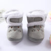 Newborn Baby Soft Booties Solid Snow Boots