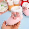 Newborn Baby Soft Booties Solid Snow Boots