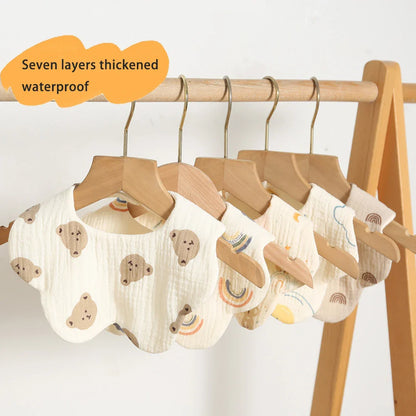 Multi layered Waterproof Baby Bib multivariant-2