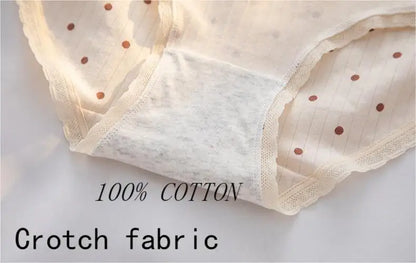 5Pcs/set Mid Waist Intimates Underpants