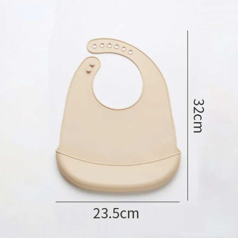 Baby Silicone Bib for Babies with Pocket multivariant-4