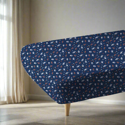 Serenity Floral Bamboo Crib Sheet-1