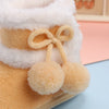 Newborn Baby Soft Booties Solid Snow Boots