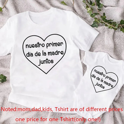 Fashion Outfit Mama T-shirt Baby Romper