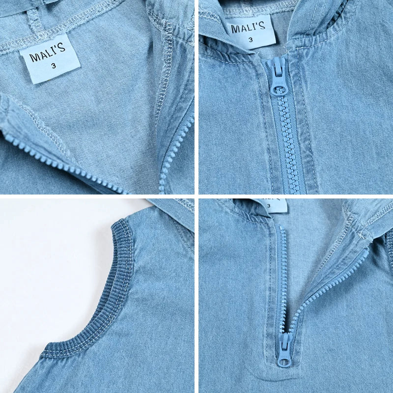 Summer Kid's T-Shirt Top Romper Skirt Set