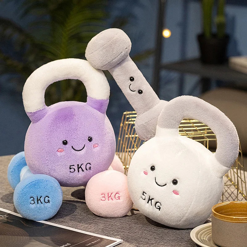 Kettlebell Dumbbell Doll Decor Birthday Gifts for Kids