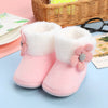 Newborn Baby Soft Booties Solid Snow Boots