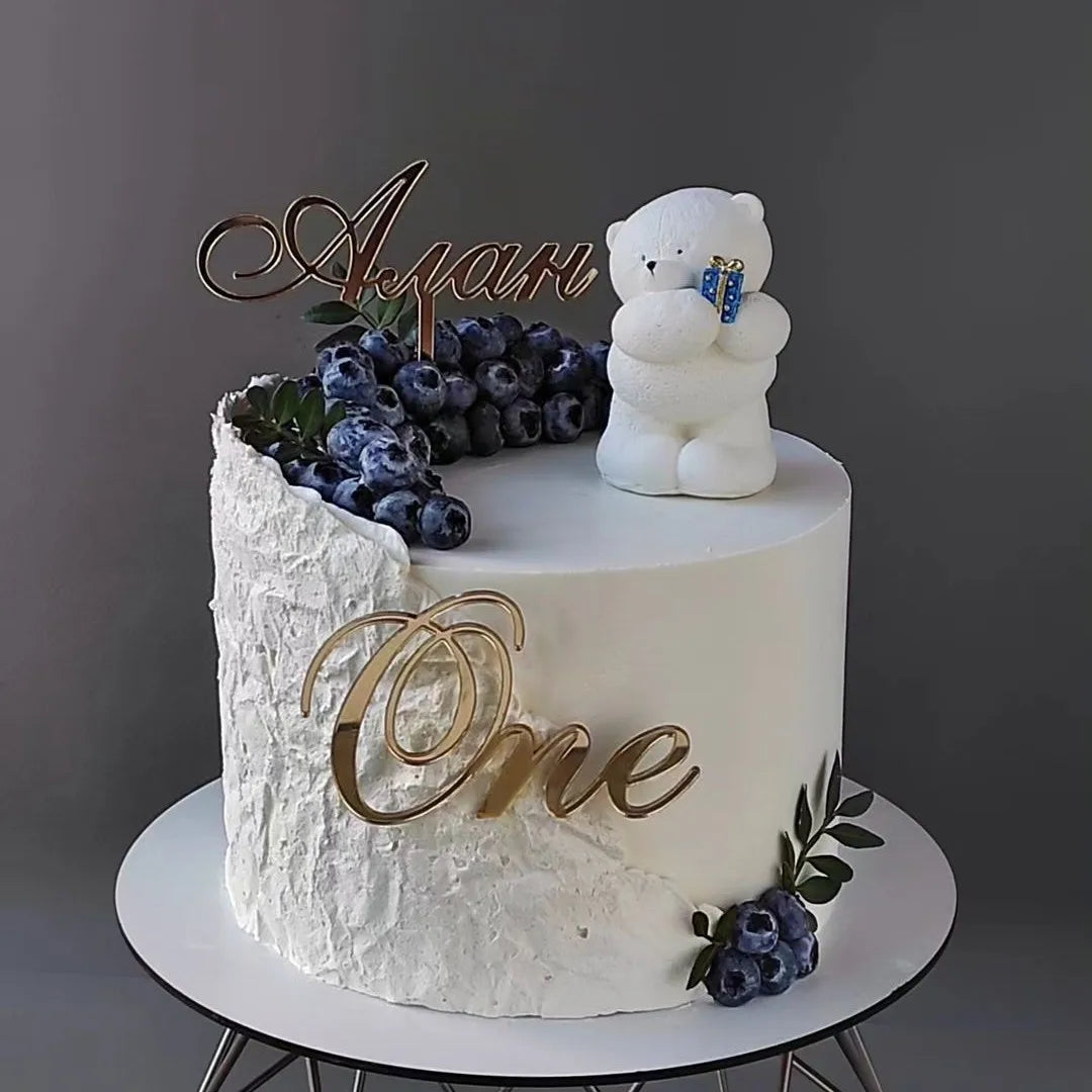 Kid's 1st Birthday Party Cake Decor