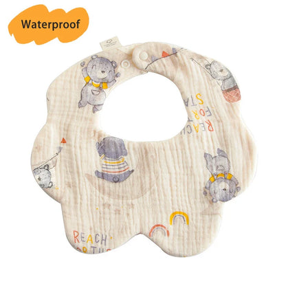 Multi layered Waterproof Baby Bib multivariant-6