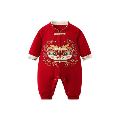 Chinese Style Baby Boy Girls Jumpsuits