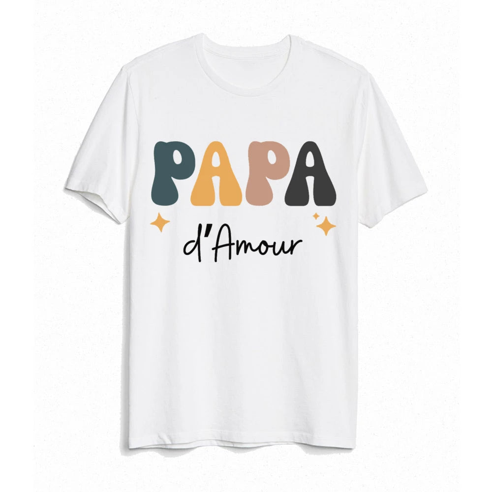 Dad Mom and Me Family Matching Outfit T-shirt