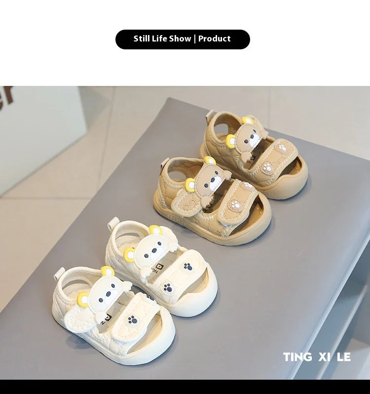 Children's Toddler Non-slip Wrapped Head Sandals