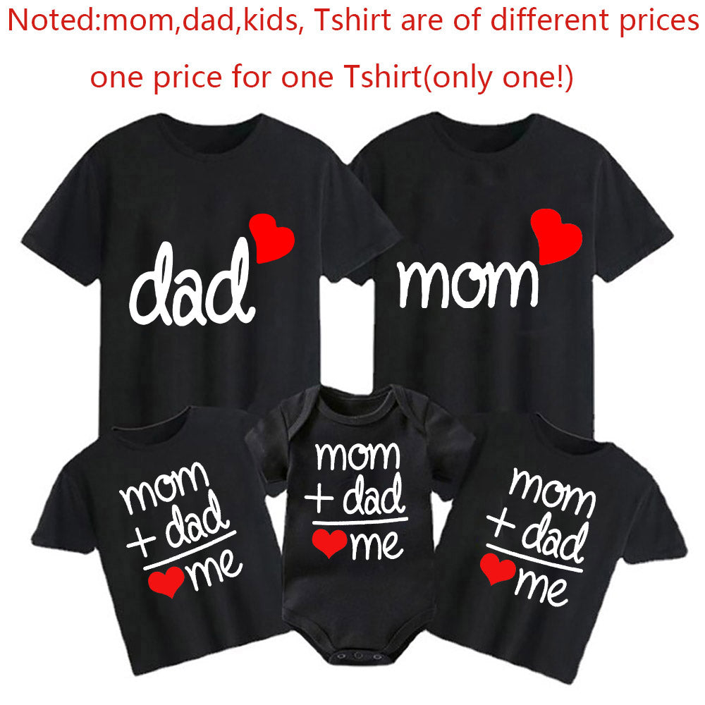 Mom Dad Me Family Matching Outfits Clothes Family Set