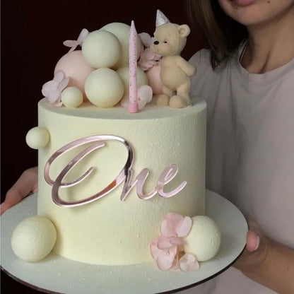 Kid's 1st Birthday Party Cake Decor